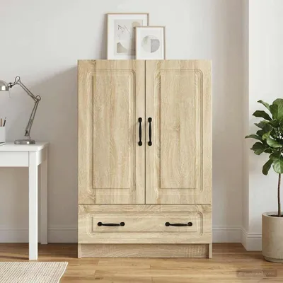 Productafbeelding van vidaXL Dressoir Sonoma-eikenhout, 66 x 34,5 x 92 cm, houtvezel