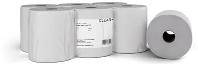 Produktbild von CWS Clear+ Handtuchrollen 2-lagig 220 m | Packung (6 Rollen)