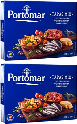Produktbild von Portomar Tapas-Mix 3 Sorten 2er-Set