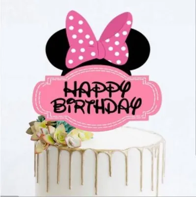 Obrázek produktu pro Zápich do dortu Minnie Happy Birthday - Cakesicq