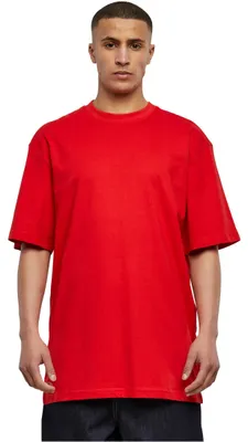 Produktbild von Urban Classics Herren T-Shirt Tall Tee, Farbe red, Größe XXL