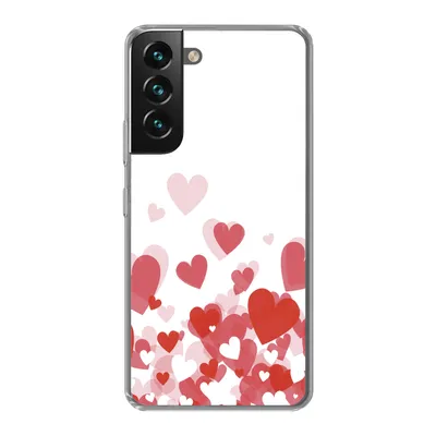 Produktbild von MuchoWow® Handyhülle Schutzhülle Hülle für Samsung Galaxy S22 Eine Illustration eines Regens der Herzen Silikon Softcase Handy Hülle - Mobiltelefonhülle