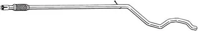 Produktbild von BOSAL Abgasrohr Auspuffrohr für FIAT PANDA (169) 950-115
