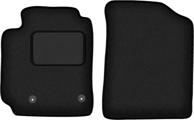 Immagine prodotto di Wielganizator tappetini auto velours anteriori adatto per Toyota Yaris Verso (1999-2005, minivan) neri, set 2 pz, con fissaggi