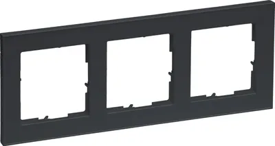 Image de Legrand SEANO+, cadre triple, laqué anthracite, 1 pièce.