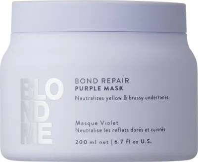 Immagine prodotto di Schwarzkopf BlondMe Bond Repair  Purple Mask 200ml - maschera viola riparatrice