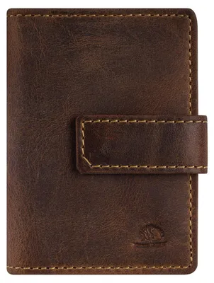 Produktbild von GREENBURRY Geldklammer Kartenetui Vintage Card-Clip Case RFID Brown braun