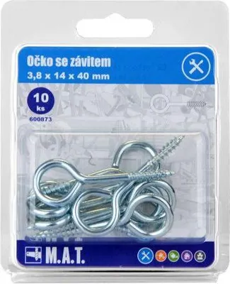 Produktbild von gewindeöse geschlossen 40x14x3,8mm Zn (10St.)