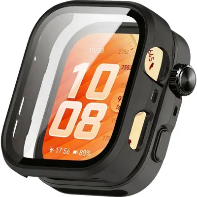 Produktbild von Schutzhülle + Glas für Huawei Watch Fit 5 Pro, Tech-Protect Defense360, Schwarz