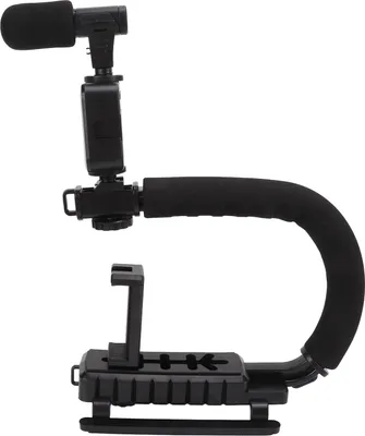 Immagine prodotto di Videocamera portatile -Stabilizzatore con LED -Microfono leggero portatile a forma di U
