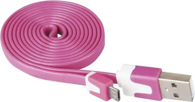 Produktbild von 1m Micro USB 2.0 Ladekabel Mikro-Stecker Typ B Stecker A Daten Kabel Ladegerät