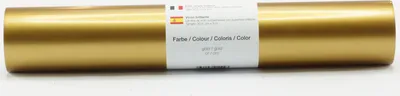 Produktbild von Kreativplotter Vinylfolie glänzend GOLD 30,5x300 cm