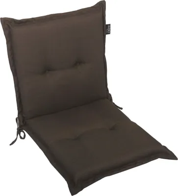 Produktbild von LILENO HOME Gartenstuhl Auflagen als [1er Set - Niedriglehner] in Chocolate - bequeme Liegen als Sitzauflagen für Gartenmöbel - Stuhlkissen für Gartenstühle und Klappstühle MAR