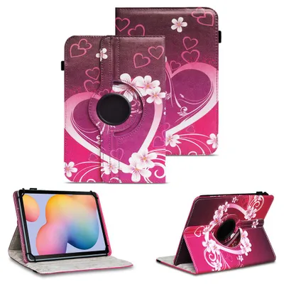 Produktbild von Tablet Hülle für Samsung Galaxy Tab S6 Lite Schutzhülle Tasche Cover DrehbarFarben:Motiv 2