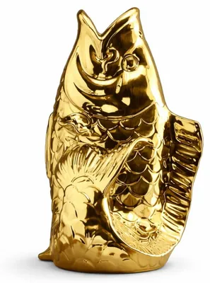 Produktbild von Werner Voß Dekorationsobjekt Vase Blubb Fisch Gold (44cm)