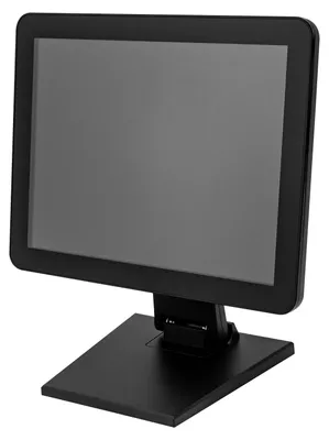 Produktbild von POS Touchscreen Kassenmonitor - H1503 - 38 cm LCD 4:3 - 1024x768 - 10-Punkt kapazitiver Touch - HDMI VGA USB - Wand- und Tischmontage