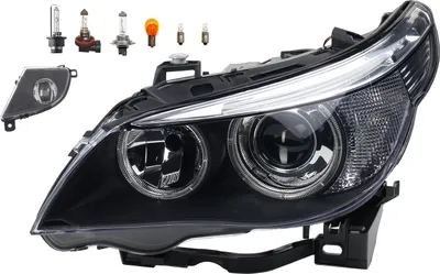 Obrázok produktu pre Johns, svetlomety vhodné pre BMW radu 5 E60 E61 01/05-03/07 Xenón D2S H7 L + hmlovky+svetlá 63127160193 63177177711 7177711