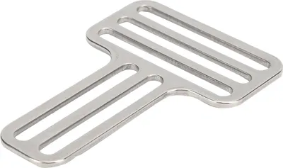Produktbild von Edelstahl-Tauchgewichtsgurthalter mit T-Schnalle, verstellbarer Gurtstopper, Schieber