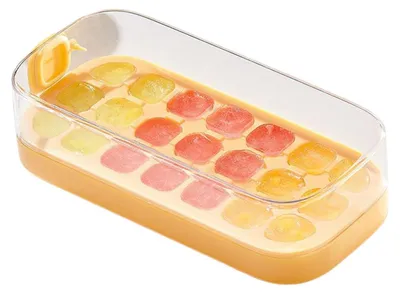 Produktbild von Flexible Eisförmchen mit Deckel für den Gefrierschrank