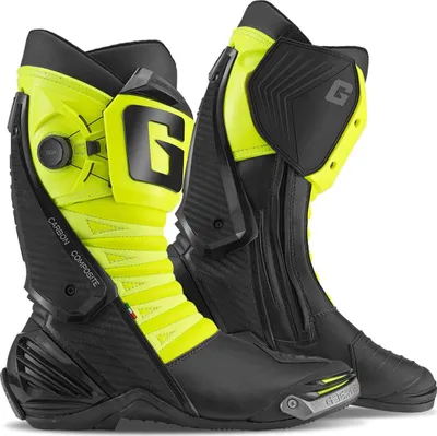 Produktbild von Gaerne GP1 LS Motorrad Stiefel, schwarz/neon-gelb, 43