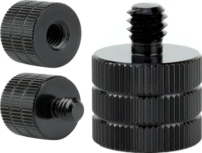Zdjęcie produktu dla Adapter 1/4" żeński na 1/4" męski przejściówka aluminiowa do kamer statywów