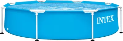 Produktbild von INTEX Frame Pool 28205NP Ø244x51cm – Aufstellpool mit Metallrahmen robust Gartenpool