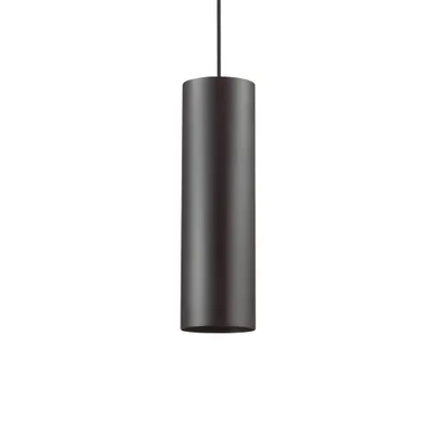 Image de Suspension Look Moderne Métal Noir 1 Lumière Gu10 10W 3000K Lumière Chaude