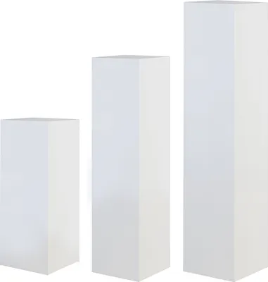 Obrázek produktu pro Gilde Säule, "Solid", Fiberglas, Poly, weiß, VE 1, L. 27 cm, B. 27 cm, H. 100 cm  79928