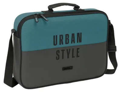 Image de Sac d'école Safta Urban style Bleu Gris 38 x 28 x 6 cm