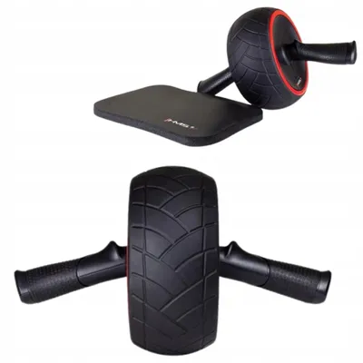 Produktbild von HMS WA14 Bauchtrainer Rad mit Feder und Kniekissen