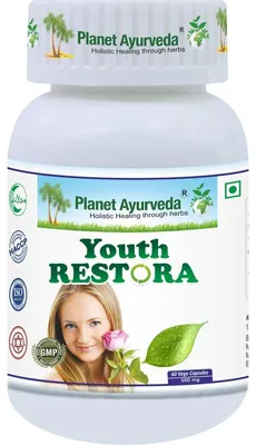 Zdjęcie produktu dla Youth Restora – witalność, odporność, zdrowie – 500 mg, 60 kapsułek