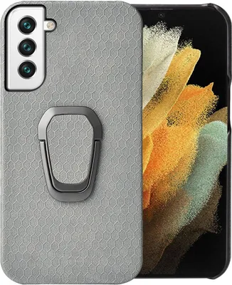 Produktbild von König Design Hülle kompatibel mit Samsung Galaxy S22 5G Kunststoff Soft Handyhülle - Handy Case Grau