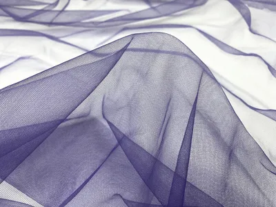 Produktbild von Tüll Stoff Meterware ca. 160 cm Breite, Lila