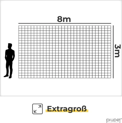 Produktbild von Katzennetz transparent - Balkonnetz für Katzen - Katzennetz für Balkon und Fenster inkl. Kabelbinder und Befestigungsschnur (4 x 3 m) Katzengehege