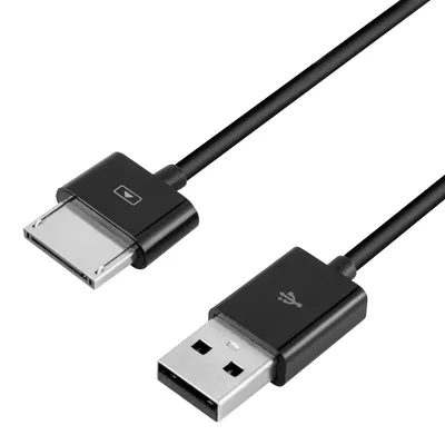 Produktbild von kwmobile Daten- / Ladekabel USB 2.0 kompatibel mit ASUS Transformer Pad TF600 TF600T TF701 TF810C - in Schwarz