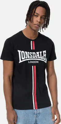 Produktbild von Herren T-Shirt normale Passform ALTANDHU Black/White/Red XL Lonsdale
