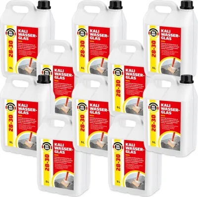 Produktbild von Kaliwasserglas HB28-30 Grundierung Konservierung Betonimprägnierung Holzschutz 50L