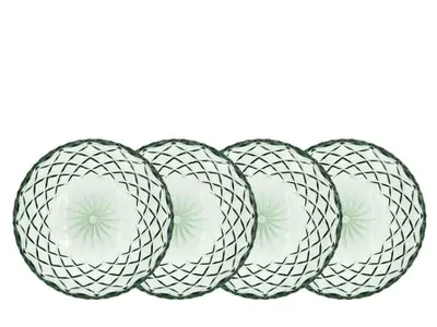 Immagine prodotto di Lyngby Sorrento piatto in vetro verde 16 cm Set4
