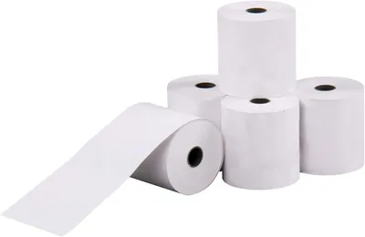 Produktbild von VEIT Thermorollen unbedruckt 57/40m/12 Ø5,5cm 5 Stück