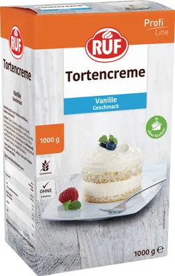 Produktbild von RUF Tortencreme Vanille-Geschmack (10 x 1 kg)