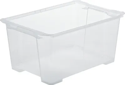 Produktbild von Rotho Aufbewahrungsbox EVO Easy 44 L transparent 58,3 x 39,2 x 27,7 cm