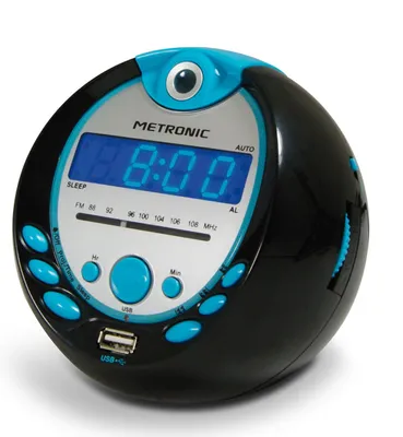 Produktbild von Metronic 477016 Sportsman Uhrenradio, MP3-Wiedergabe, USB