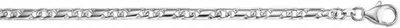 Produktbild von Armband Dollarkette 3,70 mm 925/- Silber weiß