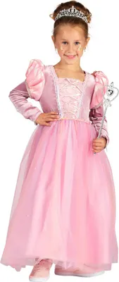 Produktbild von Rosa Märchenkleid für Kinder Kindergröße: 98-104