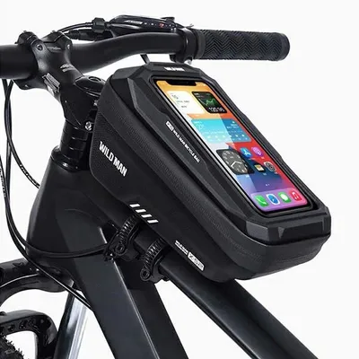 Image de Wildman Case/Bike Holder Xs2 Frame Bag Black/Black