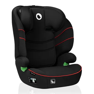 Produktbild von Lionelo Lars I-Size Autokindersitz ab 3 Jahre bis 12 Jahre, ab 12 kg bis 36 kg, i-Size, 12-36kg, 100-150 cm, Memory Foam - Schwarz Sport