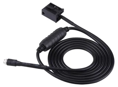 Zdjęcie produktu dla Czarny żeński adapter samochodowy do BMW E85 E86 Z4 CD X3 E83 12-pinowy do Ipoda