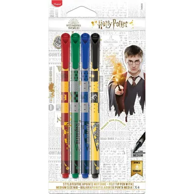 Image de maped 749600 4 maped HARRY POTTER Fineliner farbsortiert 0,8 mm
