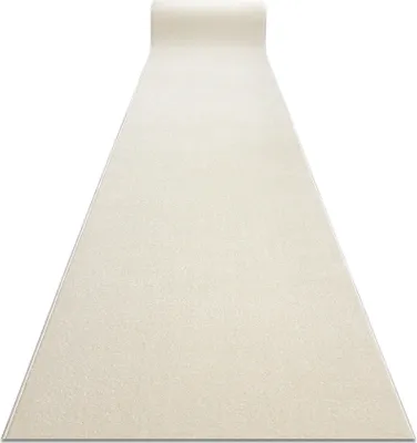 Produktbild von Läufer KARMEL Glatt, einfarbig weiß 140 cm Weiß 140x300 cm