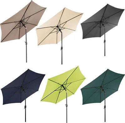 Produktbild von LEX Sonnenschirm mit Knick Ø 2,5 m x H 225 cm MC2200TP taupe